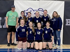 The Delia Bulldogs Sr. Girls took regionals in Delia Nov. 13, placing first overall. The girls will play in Trochu on Nov. 19 at 2:30 p.m. Delia school photo