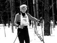 Anne Turnbull seen cross-country skiing.