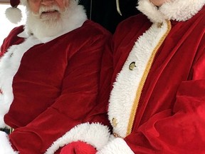 Santa and Holly Claus will be traveling the streets of Lansdowne visiting residents from a proper social distance on November 21, 2021.  Supplied by Donna Dempsey