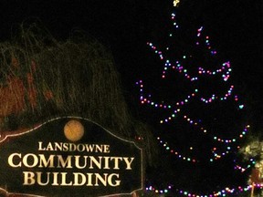 The Lansdowne Association for Revitalization will be holding the villageÕs Christmas Tree Lighting at the community building on Jessie Street on December 3 at 6:30 p.m.   
Lorraine Payette/For Postmedia Network