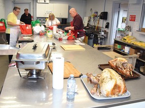 Photo by KEVIN McSHEFFREY/THE STANDARD
At the 2019 Al Collett Memorial Christmas Dinner they had about 50 volunteers preparing and serving at the event.