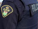 An Ontario Provincial Police officer is shown in this file photo.