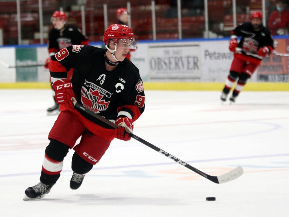 Egan nets hat trick to lead Lumber Kings over Raiders, Kirkby CCHL ...