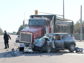 The Upper Ottawa Valley (UOV) Detachment of the Ontario Provincial Police (OPP) continues to investigate a fatal collision near Petawawa that killed two people from Chatham, Ont. The collision, between a passenger vehicle and a dump truck, occurred just before 7:30 a.m. on Nov. 9 on Highway 17 at the intersection of Doran Road. Tina Peplinskie