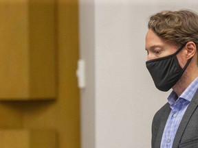 Dr. Chris Mackie, the medical officer of health for London-Middlesex, is seen addressing London city council in this July 2020 file photo. Derek Ruttan/Postmedia Network