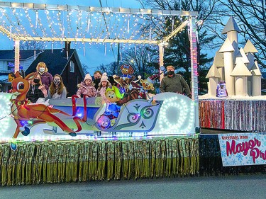 Family joined Mayor Provenzano and city councillors on the city's float.