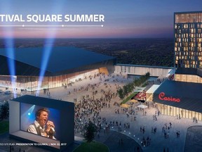 An artist's conception of what the city's Kingsway Entertainment District might look like. A group opposed to the KED has written to the minister of municipal affairs and housing, seeking intervention.
