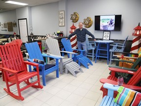 Mike Soucie is store manager of Woodmill of Muskoka located at 1610 Regent St. in Sudbury, Ont. The business, which just opened, offers Canadian made patio furniture. The store is open Tuesday to Saturday from 9 a.m. to 5 p.m. John Lappa/Sudbury Star/Postmedia Network