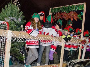 Participants in a pre-COVID iteration of the Corunna Santa Claus Parade. The Optimist Club of Moore will once again be host to a traditional Santa parade on Saturday, Nov. 27.Handout/Sarnia This Week