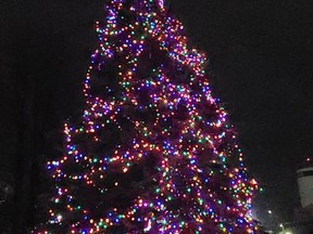 City officials say more than 500 people attended the community Christmas tree lighting ceremony held in Hollinger Park Saturday night. The evening included free hot chocolate and performances by the Timmins Symphony Choral.

Supplied