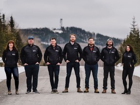Members of the 2020-21 Mount Jamieson Resort board, from left, Chantal Ouellette, Andrew Lucking, Mike Scott, Cameron Grant, Reilly Heffernan, Eric Philipow, and Pamela Laplante. Laplante has been appointed president, after Grant completed his two-year term.

Supplied