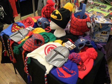 With it being Halloween weekend, there was plenty of opportunity to pick up a mask or a toque bearing the image of a superhero or sci-fi character,

ANDREW AUTIO/The Daily Press