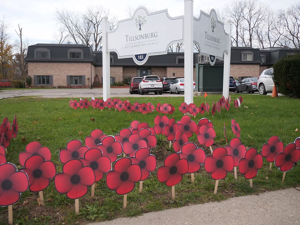 Tillsonburg Retirement Residence honours anniversary of the Remembrance Day poppy Nanton News