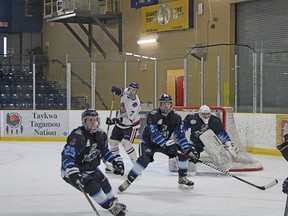 Cochrane met French River for a close game with the Rapids winning in a shootout.