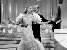 Ginger Rogers and Fred Astaire in Swing Time. Handout