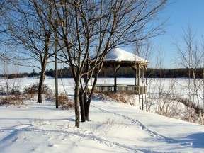 Once the lake has frozen over and the permanent show has arrived, let the winter games begin.