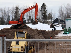 A kindergarten to Grade 3 school is being built at 3804 47th St. for Living Waters Catholic Separate School Division. It's projected for completion in the spring of 2023.