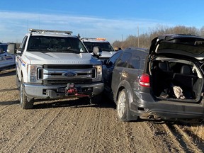 After failing to stop for police, police officers deployed a tire deflation device and Brandon Dennehy, along with three other individuals, were taken into custody last week.
-RCMP
