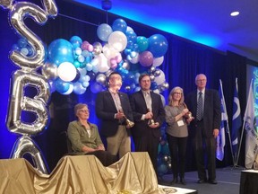 Nominated by Elk Island Public Schools for the Alberta School Boards Association's Friends of Education Award, Dow Canada was selected as this year's winner. Photo Supplied