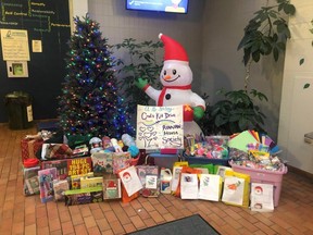 Students from A.B. Daley made craft kits for Rowan House