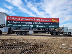 Parkland County farmer Corey Jespersen has been ordered to vacate a section of land currently owned by Alberta Infrastructure his family has been farming for 50 years. Photo by Corey Jespersen.