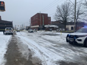 North Bay police are conducting an active investigation in downtown North Bay. Few details are available, however one person has been taken to hospital and is listed in critical condition.