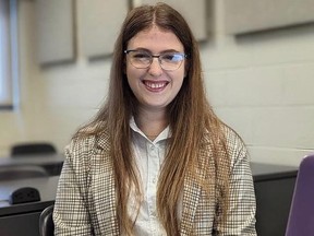 Alyssa Mirabella, a business administration student at Cambrian, earned a silver medal at the Ontario College Marketing Competition.