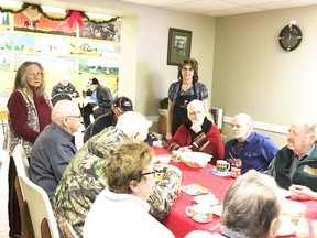 The Community Kitchens program, alongside the Fairview and Area Seniors Check-In Line Society, was a great way for seniors to get together and have fun preparing a meal and sitting down to enjoy it. The sit-down part has not happened since the Covid pandemic started but the Community Kitchen service is still running. Coordinator, Karen Blake plans menus, shops for food, cooks it, and packages it into individual portions for registered seniors to pick up in Hines Creek and the Fairview Legion Hall.  The two services continue to provide a connection for seniors to other folks.