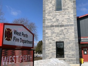 The public will decide if an emergency fire siren, which has been hooked up in the clock and hose tower of the new West Perth fire hall, will be operational in the future. A test, followed by a survey, will take place this weekend, Dec. 10 at 6 p.m. and Dec. 11 at 10 a.m. ANDY BADER/MITCHELL ADVOCATE