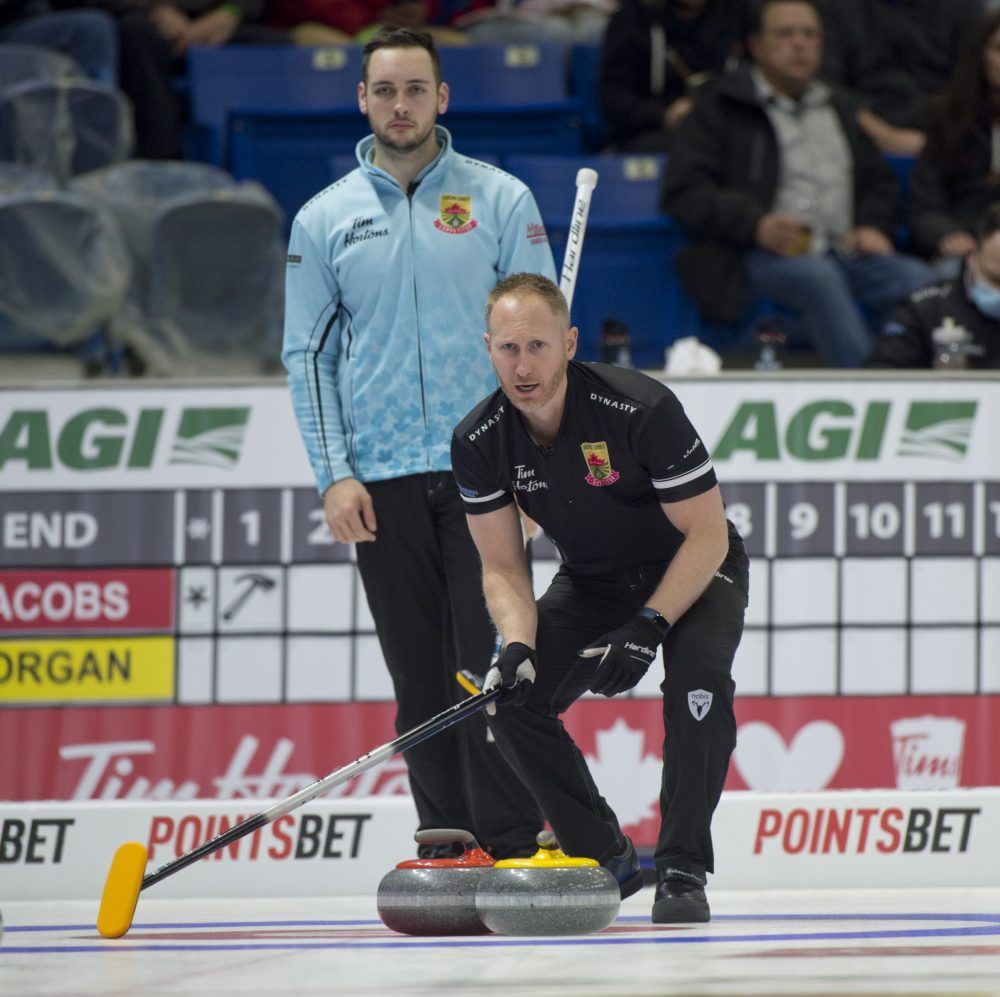 Brad Jacobs and Kerri Einarson partnering for the mixed curling trials