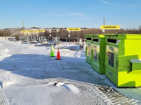 The new public drop-off area at the Leduc and District Regional Waste Management Facility is now open and available for use. (Dillon Giancola)