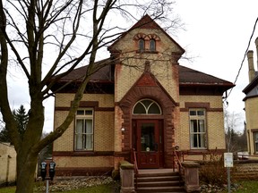 Perth County council voted at Thursday's regular meeting to have the former land registry office and Perth County archives building at 24 St. Andrew St. in Stratford demolished. (Galen Simmons/The Beacon Herald)