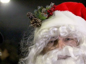 Santa Claus attends a pre-pandemic Sault Ste. Marie Downtown Association Christmas tree lighting in 2019. BRIAN KELLY