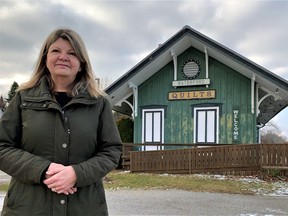 The future is uncertain for Lana Thomson of Port Dover, owner of Quilt Junction in Waterford, now that her landlord – the Waterford and Townsend Historical Society – is pursuing a sale of the old train station on Alice Street that has housed her business for the past 11 years. – Monte Sonnenberg