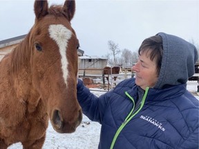 Strathcona County's 5 Freedoms Ranch Rescue and Rehabilitation requires corporate sponsorship in order to tap into provincial and federal grants to build a therapy arena. Lindsay Morey/News Staff