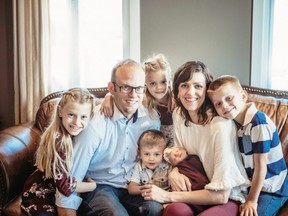 Arnold and Melissa Viersen with their children, Aliyah, Seeley, Jillian, Daniel and Claire.
