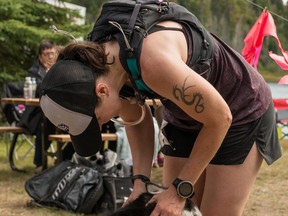 Heather Carter with her dog Yuna. Image taken by Matt Trudeau.