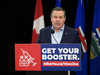 Premier Jason Kenney announced additional public health restrictions on Tuesday, Dec. 21, 2021, that cut capacity in half for large venues and events — including NHL games and the World Junior Championships that kicks off in Edmonton on Boxing Day. GREG SOUTHAM/Postmedia
