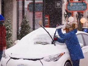 The RCMP are reminding people to clean the snow off their windshields or face a ticket. (file photo)