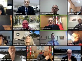 Members of Hastings County's planning committee, shown in Tuesday's online meeting, recommended county council direct staff to review planning services, with emphasis on a more consistent approach involving collaboration with municipalities.
