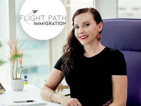 Cassandra Brennan, founder of Flight Path Immigration in Taiwan is originally from Brockville. (SUBMITTED PHOTO)