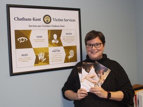 Chatham-Kent Victim Services executive director Kate do Forno said a training session is planned for the spring to bring on more volunteers to help meet the need for services the organization provides to the community. Ellwood Shreve/Postmedia
