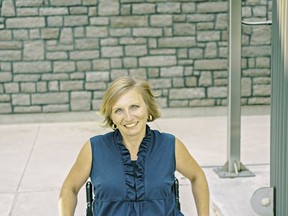 Former Huron County school teacher Julie Sawchuk of Blyth, who has lived with a spinal injury for the past six years, will head a committee that aims to create more accessible public spaces across the province. Handout
