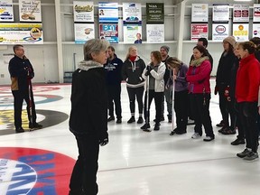 Instructor Lynn Macdonell, with participants in the fall session of the Learn to Curl program at the Cornwall Curling Centre.Handout/Cornwall Standard-Freeholder/Postmedia Network