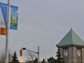 One of the 115 new banners that are being installed in Cornwall, as a part of an ongoing Economic Development project in the city, on Wednesday December 15, 2021 in Cornwall, Ont. Shawna O'Neill/Cornwall Standard-Freeholder/Postmedia Network