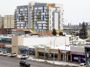 The Pomeroy Hotel is visible in downtown Fort McMurray, Thursday April 4, 2019. Photo by David Bloom  ORG XMIT: POS1912221636319526 ORG XMIT: POS2001211926560711
