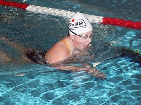 KLAC member Erika McGinnis was named the Dino's swimmer of the month for November.