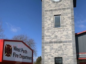 The public will decide if an emergency fire siren, which has been hooked up in the clock and hose tower of the new West Perth fire hall, will be operational in the future. A test, followed by a survey, will take place this weekend, Dec. 10 at 6 p.m. and Dec. 11 at 10 a.m. ANDY BADER