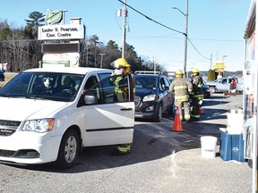 Photo by KEVIN McSHEFFREY/THE STANDARD
Last year’s Elliot Lake Fire Services Christmas Food Drive raised more than $17,000 for the Elliot Lake Emergency Food Bank.