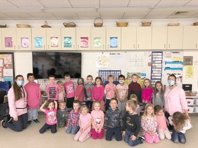During the fall term, students at St. Anthony's Catholic School in Chalk River took part in a number of equity driven activities including Orange Shirt, Pink Shirt and Purple Shirt Days. Submitted photo